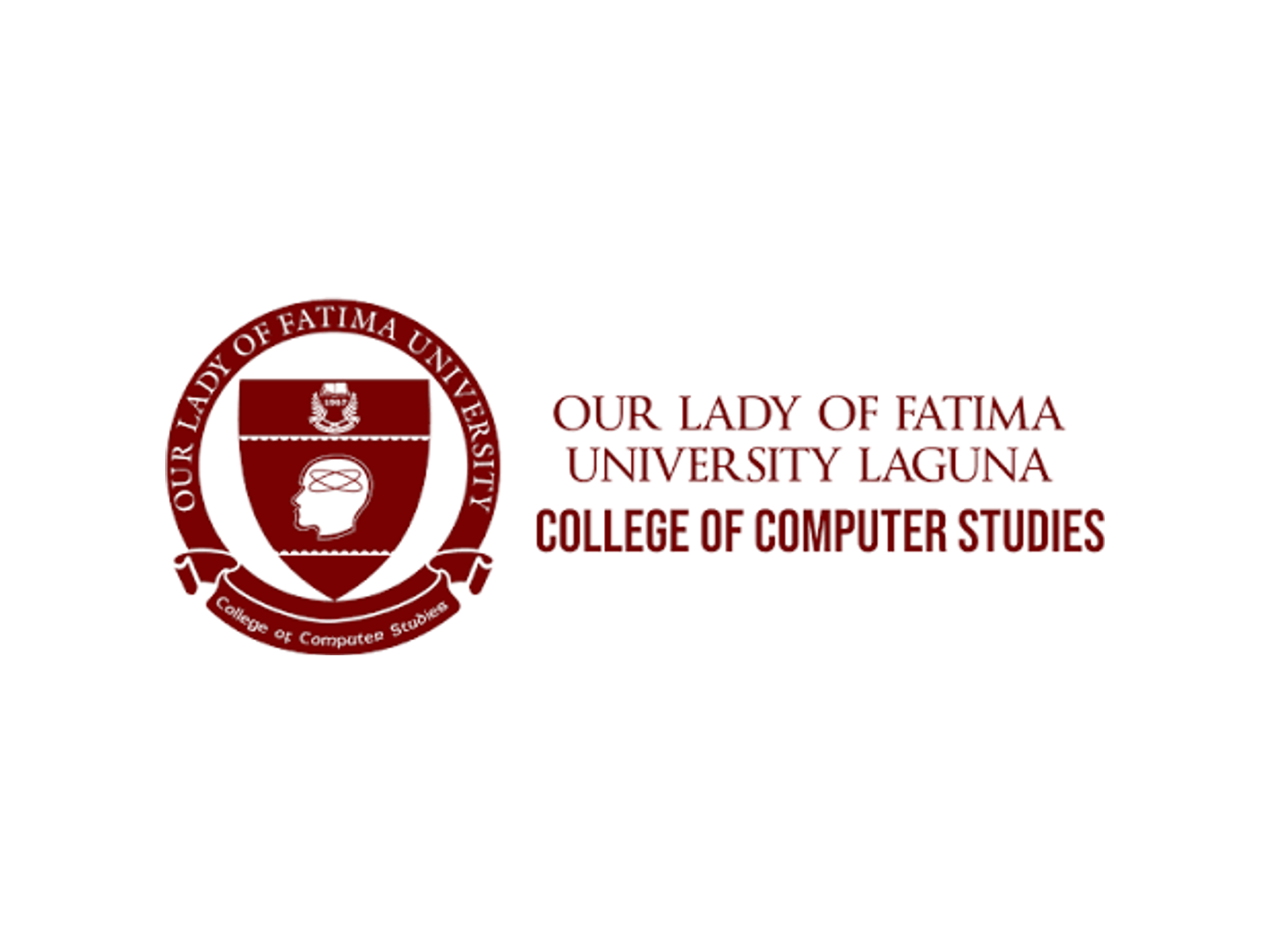 Our Lady of Fatima University, College of Computer Studies seal