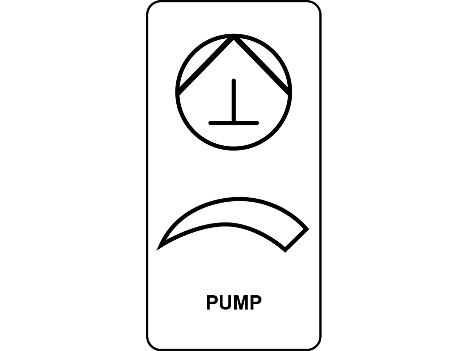 Laser-cut equipment label